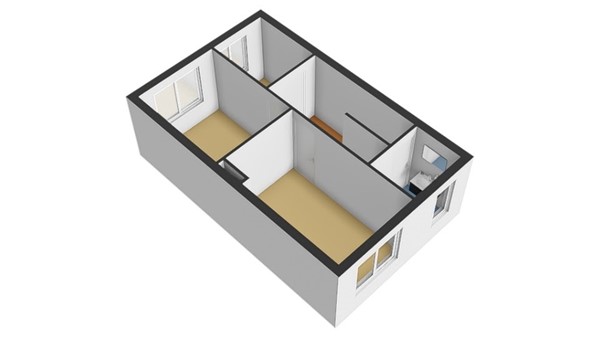 Floorplan - Schotelstraat 48, 3314 XT Dordrecht